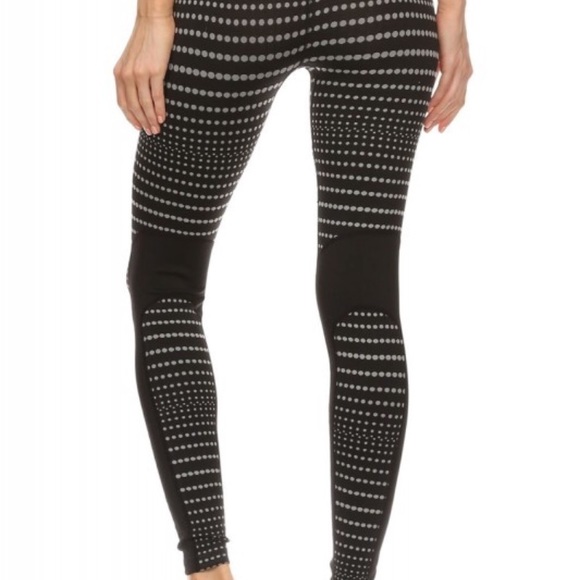polka dot workout leggings